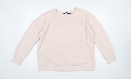 Womens UK Size XL Lands' End Beige Pullover Sweatshirt