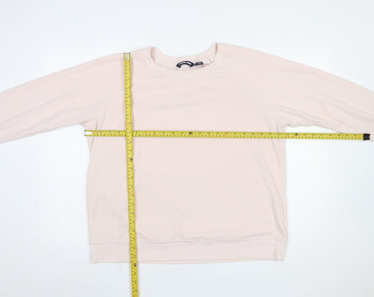 Womens UK Size XL Lands' End Beige Pullover Sweatshirt