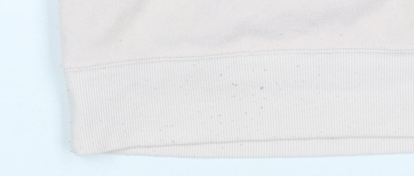 Womens UK Size XL Lands' End Beige Pullover Sweatshirt