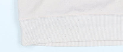 Womens UK Size XL Lands' End Beige Pullover Sweatshirt