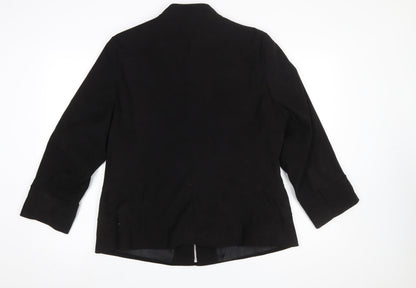 Womens UK Size 18 essence Black Basic Jacket