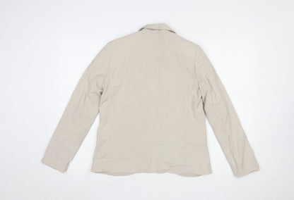 Womens UK Size 6 Topshop Regular Beige Blazer
