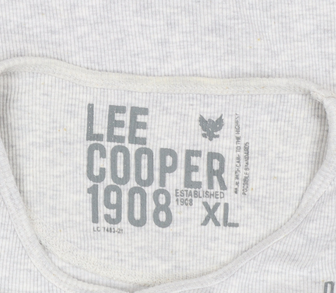 Mens UK Size XL Lee Cooper Grey  T-Shirt