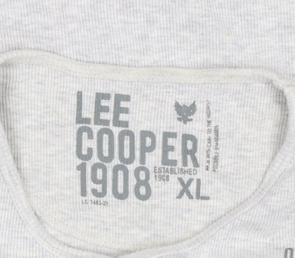 Mens UK Size XL Lee Cooper Grey  T-Shirt