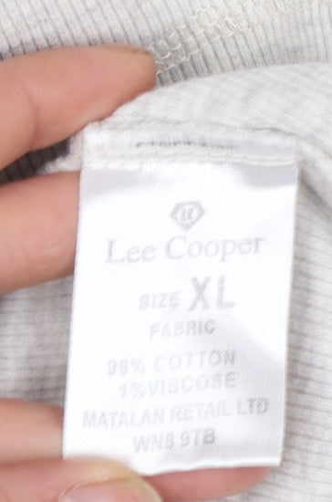 Mens UK Size XL Lee Cooper Grey  T-Shirt