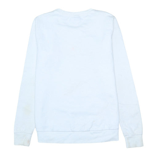 Womens UK Size 10 ellesse White Pullover Sweatshirt