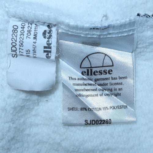 Womens UK Size 10 ellesse White Pullover Sweatshirt