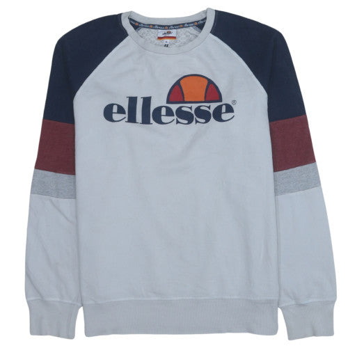 Mens UK Size M ellesse Multicoloured Pullover Sweatshirt