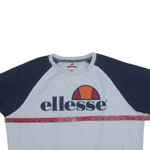 Mens UK Size M ellesse Multicoloured Pullover Sweatshirt