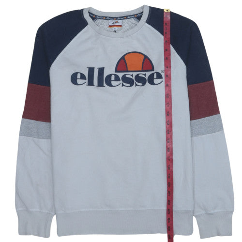 Mens UK Size M ellesse Multicoloured Pullover Sweatshirt