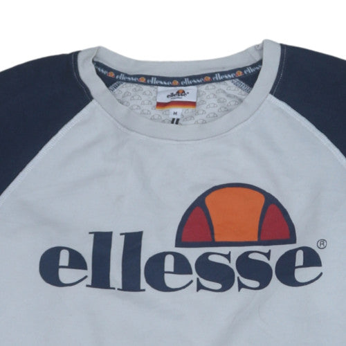 Mens UK Size M ellesse Multicoloured Pullover Sweatshirt
