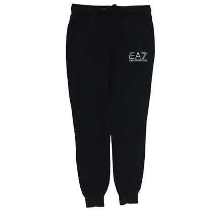 Emporio Armani EA7 Mens Black Logo Jogger Trousers Size L