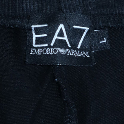 Emporio Armani EA7 Mens Black Logo Jogger Trousers Size L