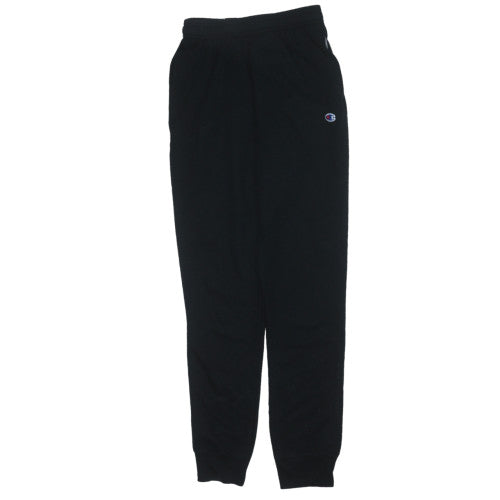 Mens UK Size S Champion Regular Fit Jogger Black Trousers