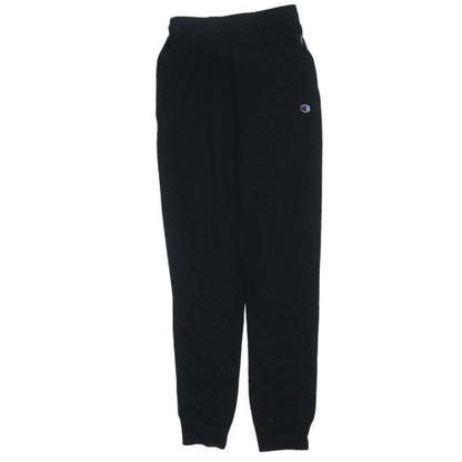 Mens UK Size S Champion Regular Fit Jogger Black Trousers