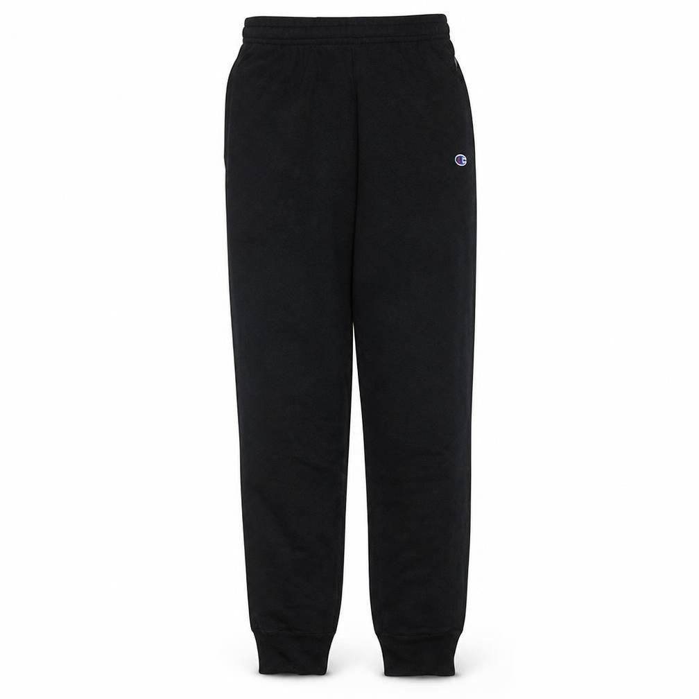 Mens UK Size S Champion Regular Fit Jogger Black Trousers