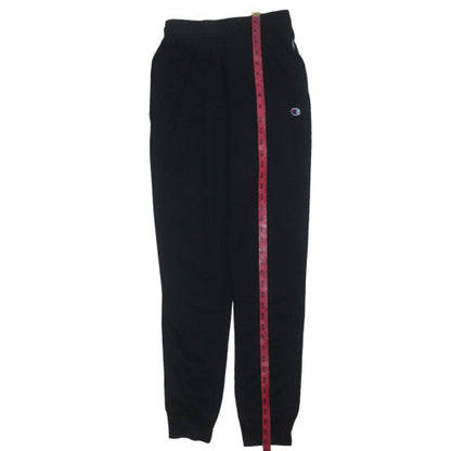 Mens UK Size S Champion Regular Fit Jogger Black Trousers