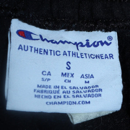 Mens UK Size S Champion Regular Fit Jogger Black Trousers