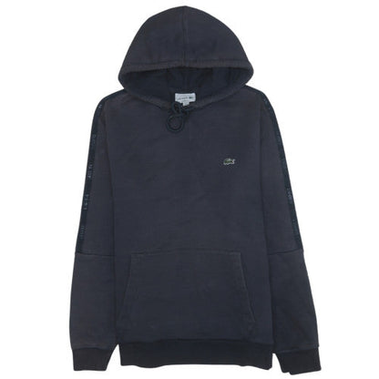 Mens UK Size XL Lacoste Black Pullover Hoodie
