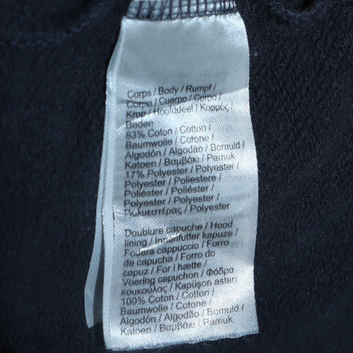 Mens UK Size XL Lacoste Black Pullover Hoodie