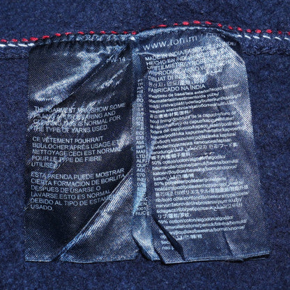 Mens UK Size M Hilfiger Denim Blue Pullover Hoodie