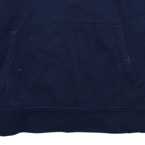 Mens UK Size M Hilfiger Denim Blue Pullover Hoodie
