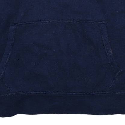 Mens UK Size M Hilfiger Denim Blue Pullover Hoodie