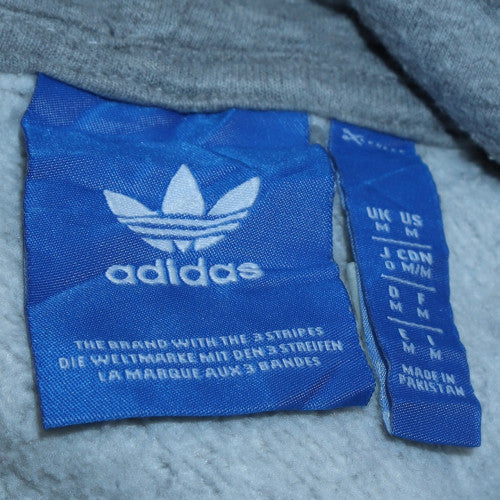 Mens UK Size M adidas Grey Pullover Hoodie