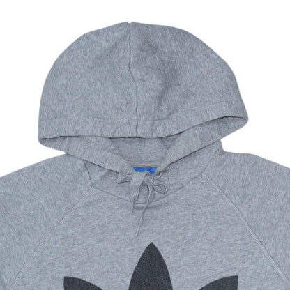 Mens UK Size M adidas Grey Pullover Hoodie
