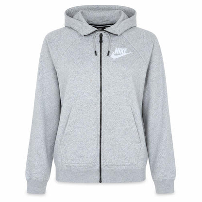 Womens UK Size S Nike Grey Full Zip Hoodie