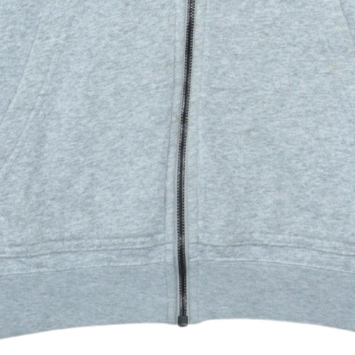 Womens UK Size S Nike Grey Full Zip Hoodie