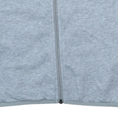 Adidas Boys Grey Full Zip Sweatshirt 13-14 Years Regular Fit Sports Jacket