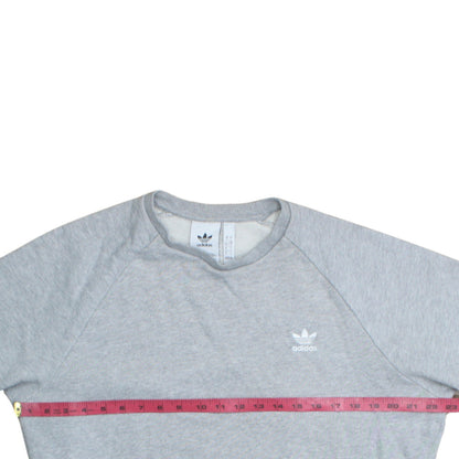 Mens UK Size L adidas Grey Pullover Sweatshirt