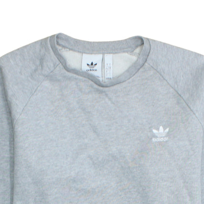 Mens UK Size L adidas Grey Pullover Sweatshirt