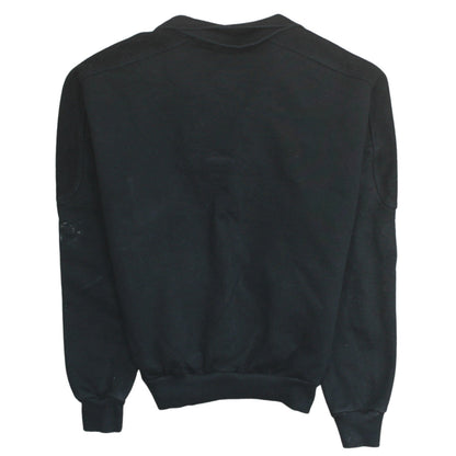 Womens UK Size XS Gymshark Black Henley Sweatshirt