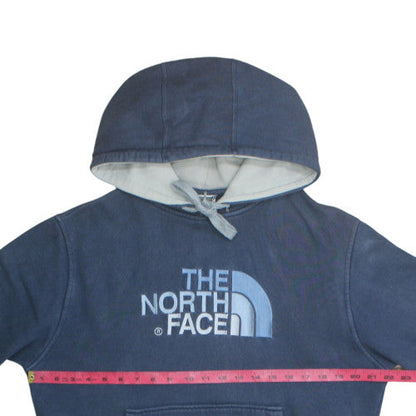 Mens UK Size M The North Face Blue Pullover Hoodie