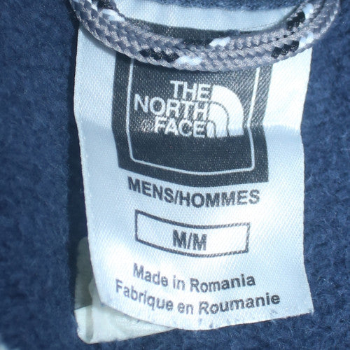 Mens UK Size M The North Face Blue Pullover Hoodie