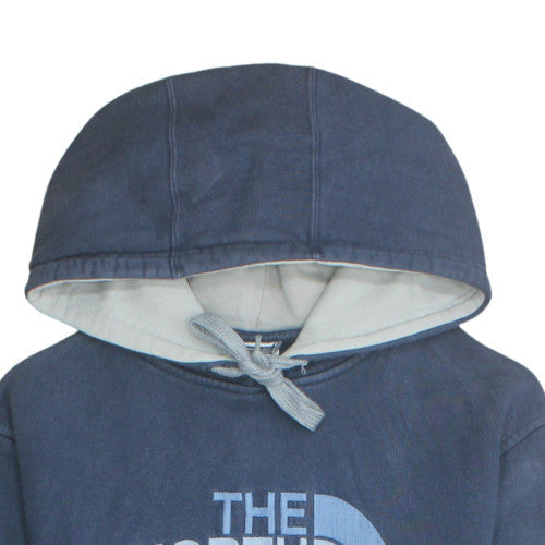 Mens UK Size M The North Face Blue Pullover Hoodie