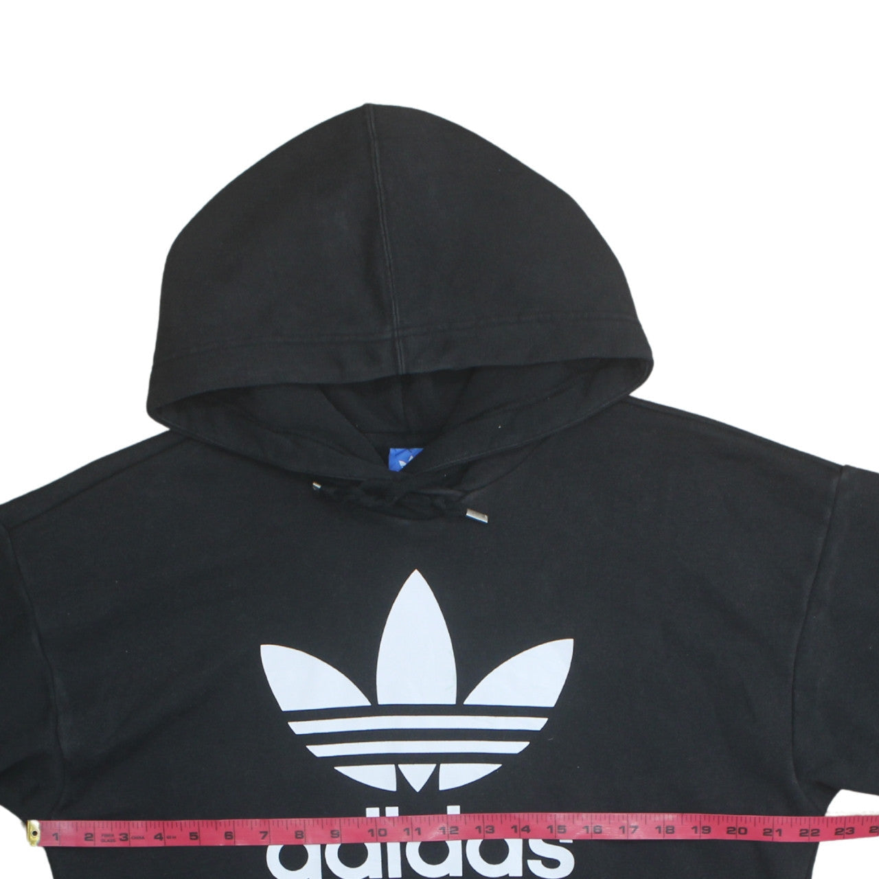 Womens UK Size L adidas Black Pullover Hoodie