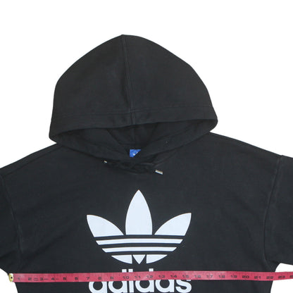 Womens UK Size L adidas Black Pullover Hoodie