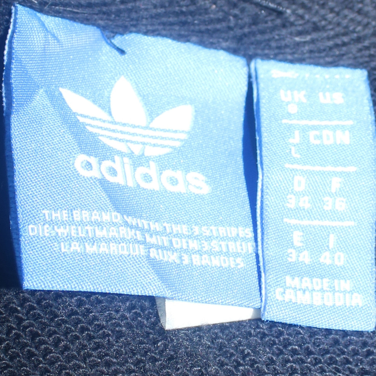 Womens UK Size L adidas Black Pullover Hoodie