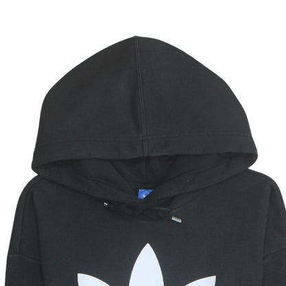 Womens UK Size L adidas Black Pullover Hoodie
