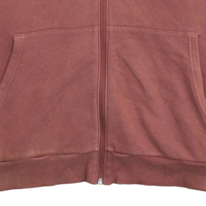 Mens UK Size XL Under armour Brown Full Zip Hoodie