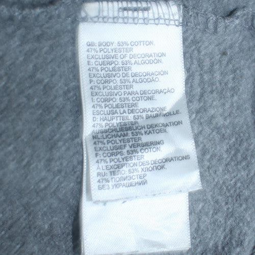 Mens UK Size S The North Face Grey Pullover Hoodie
