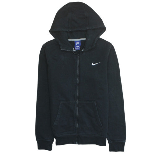 Mens UK Size M Nike Black Full Zip Hoodie