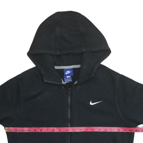 Mens UK Size M Nike Black Full Zip Hoodie