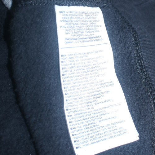 Mens UK Size M Nike Black Full Zip Hoodie
