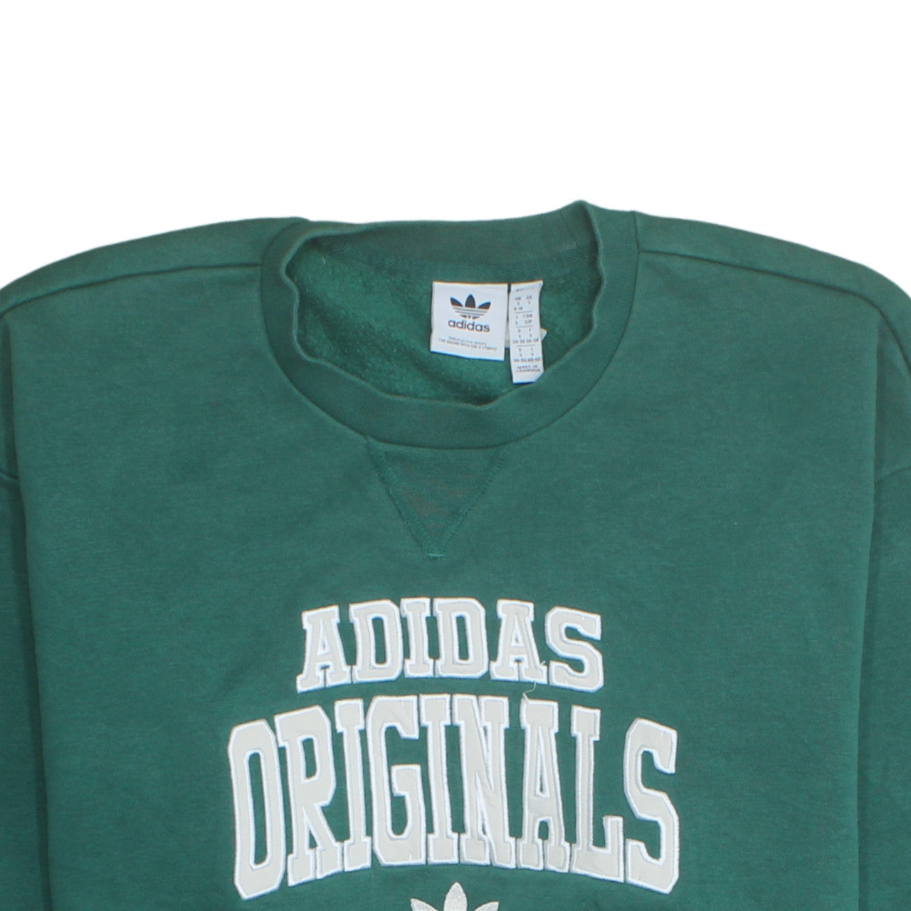 Womens UK Size S adidas Green Pullover Sweatshirt