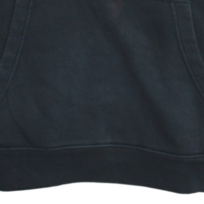 Gap Women Black Large Pullover Hoodie with Logo Design