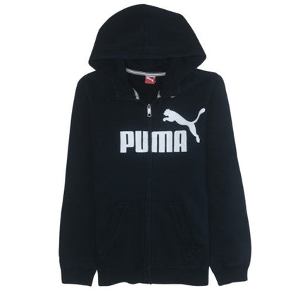 Boys UK Size 14 Years PUMA Black Full Zip Hoodie